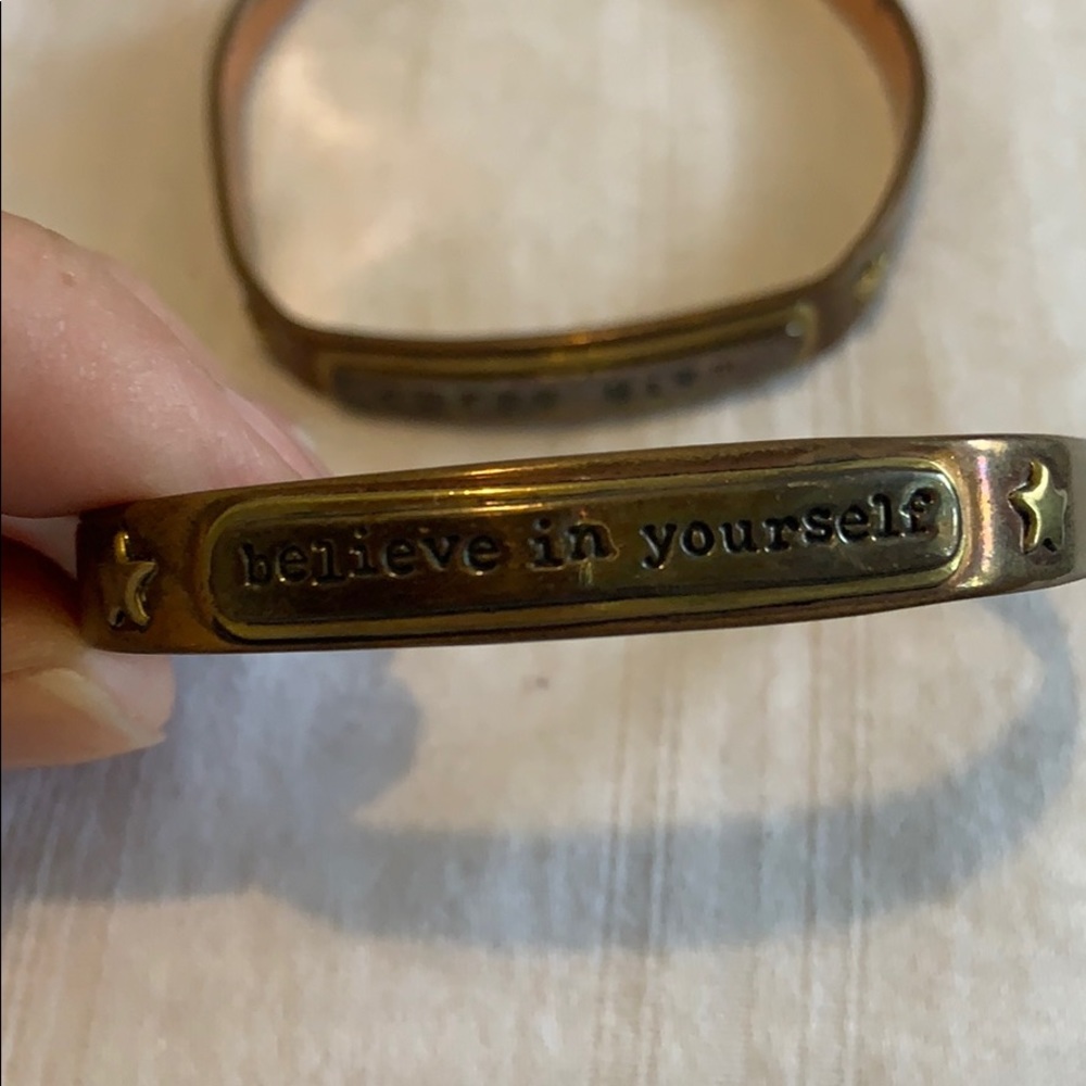 Two far fetched cuff bracelets